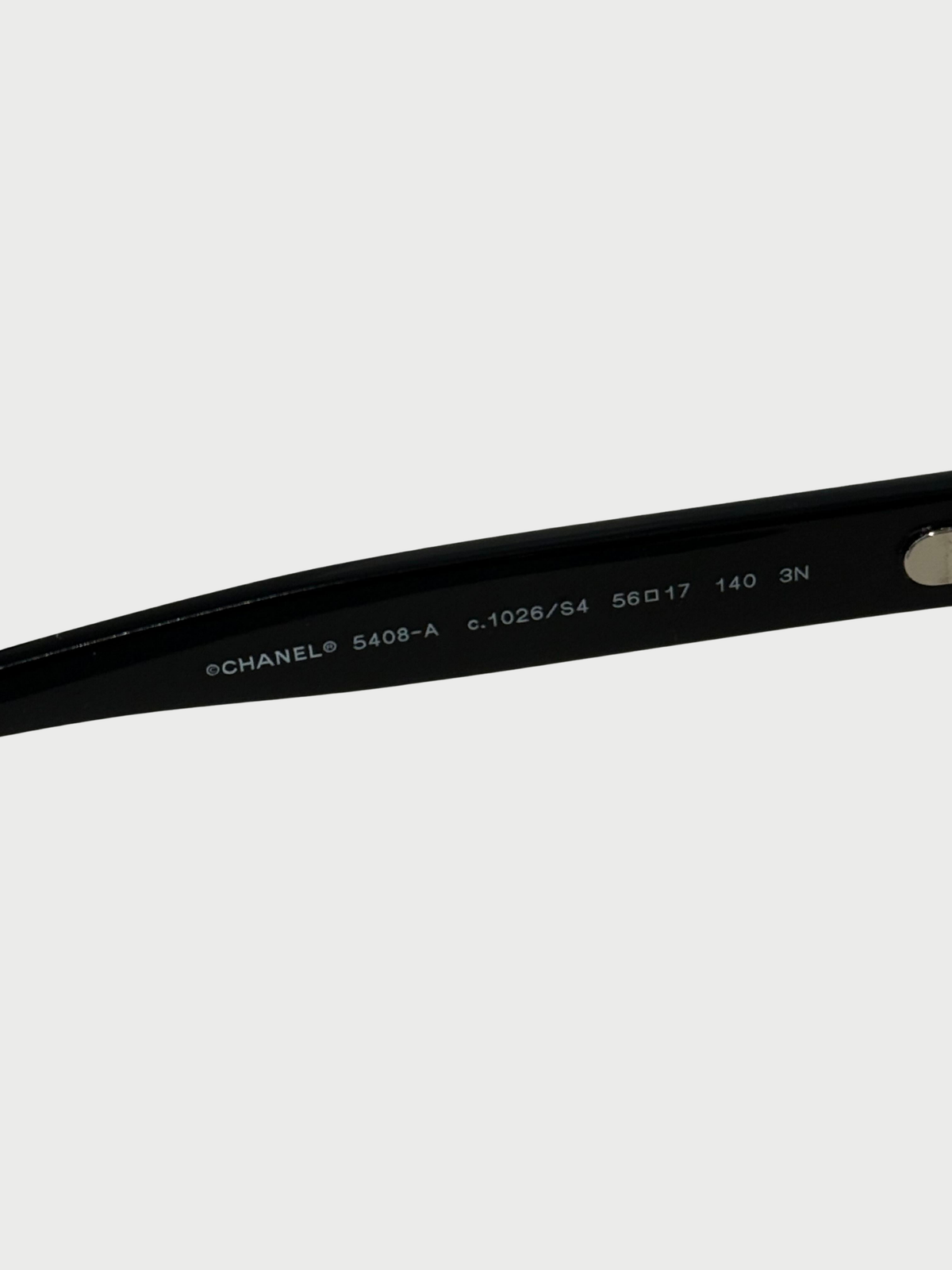 Chanel 2020s Black Acetate CH5408 Square Sunglasses