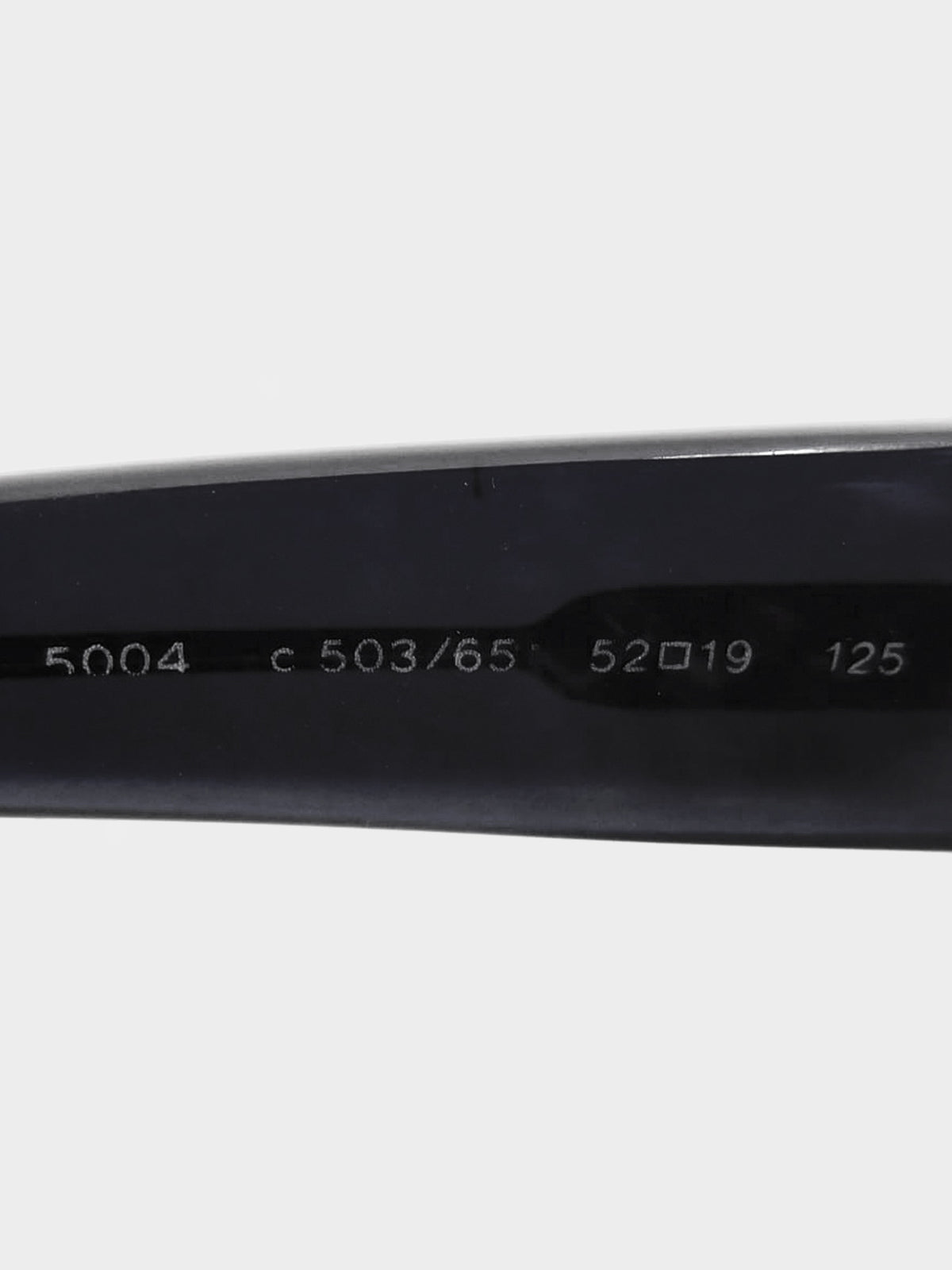 Chanel 2000s Black 2004 Round Sunglasses