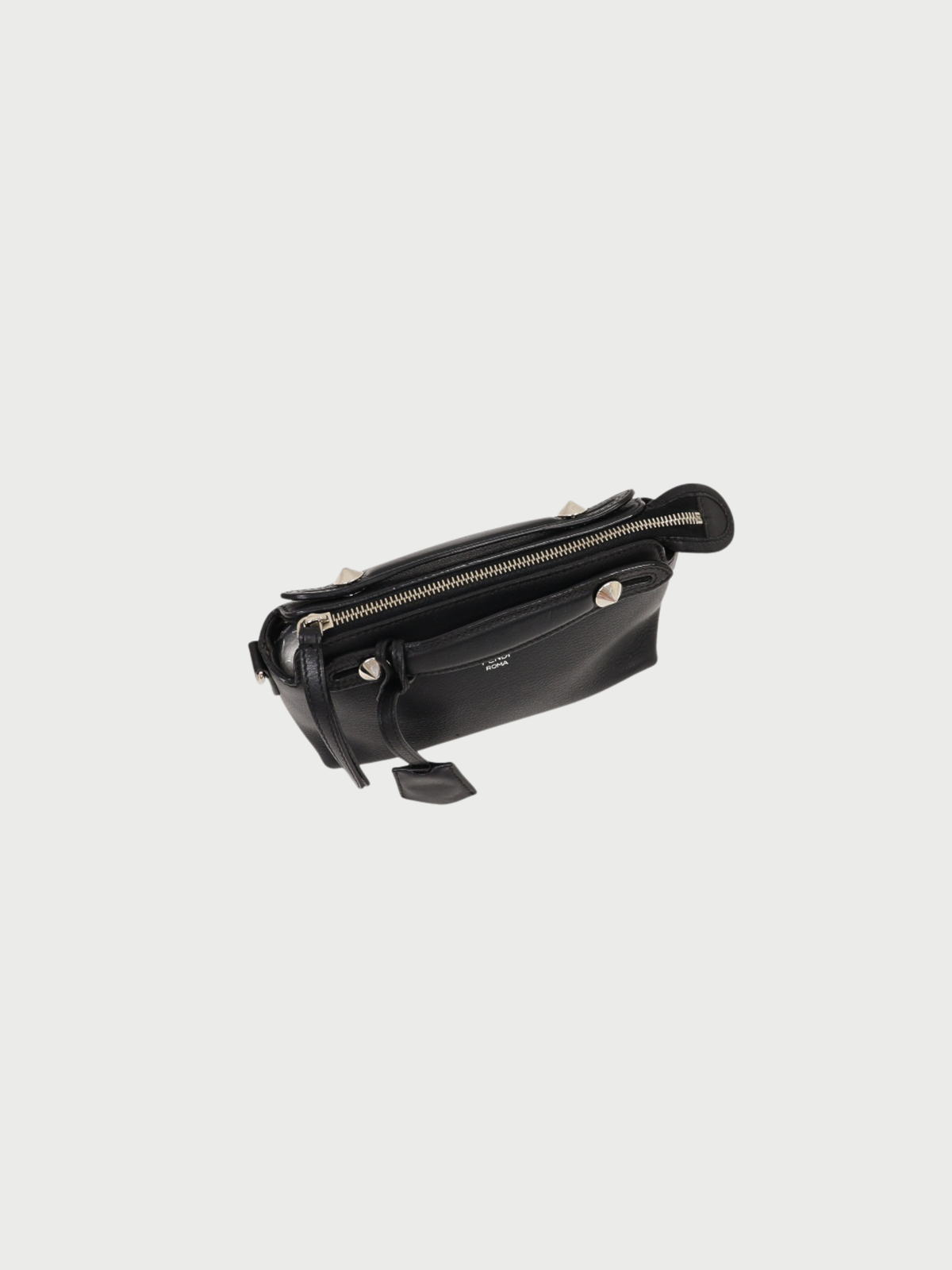 Fendi 2010s Black Leather By The Way Small Bag