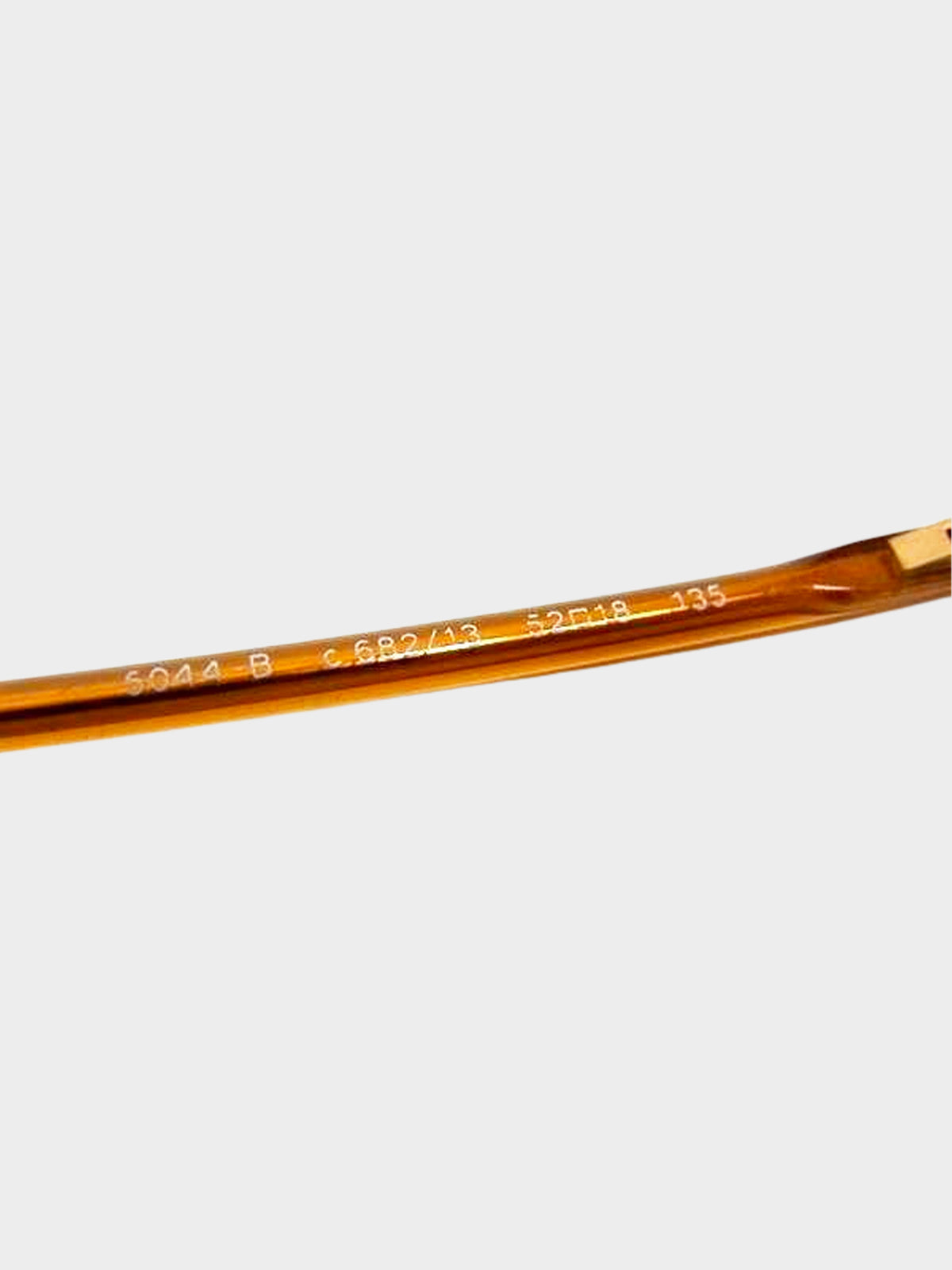 Chanel 1990s-2000s Brown CC Rhinestone Oval Frame Sunglasses