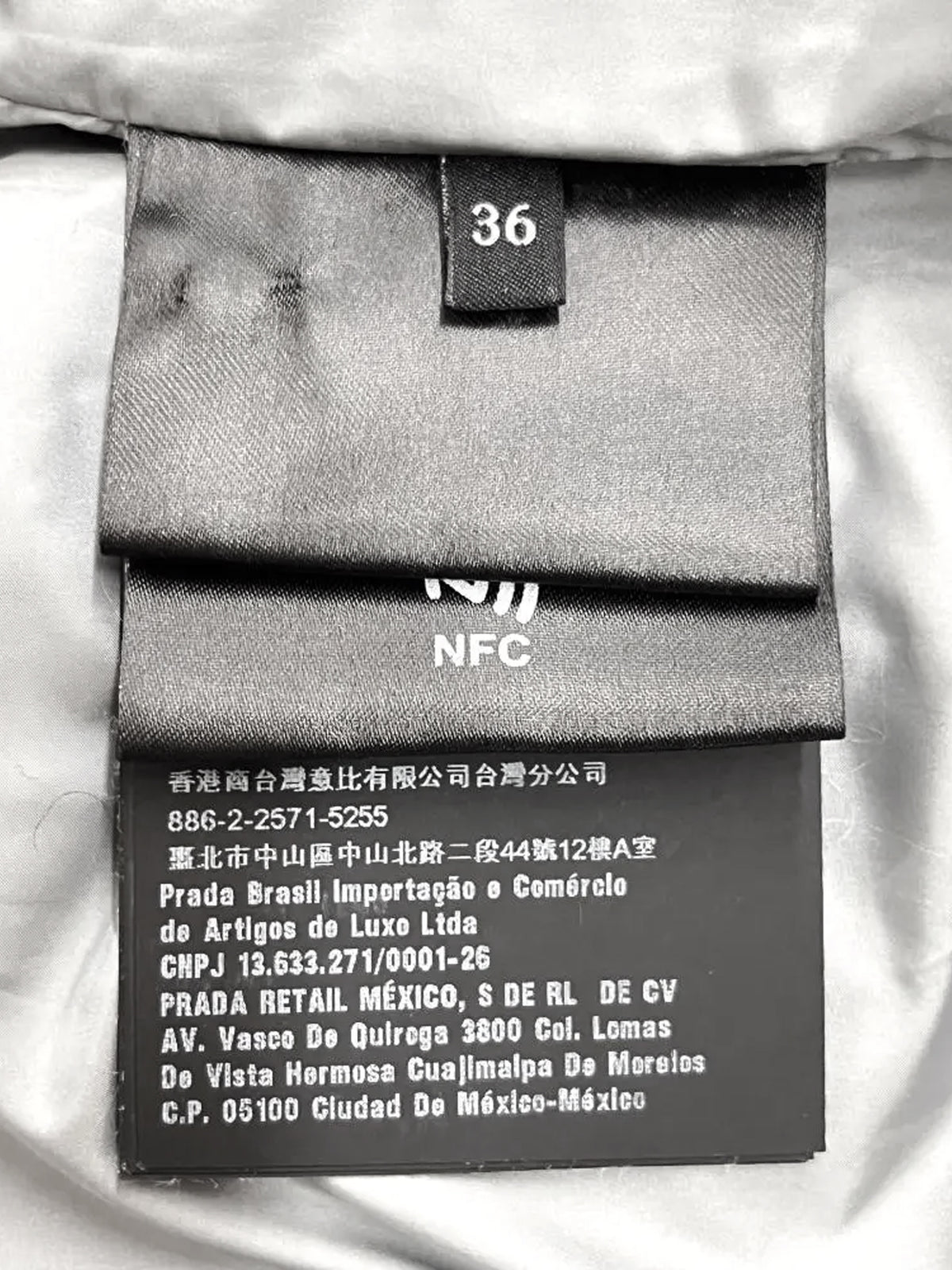 Prada 2021 Grey Down-filled Puffer Jacket