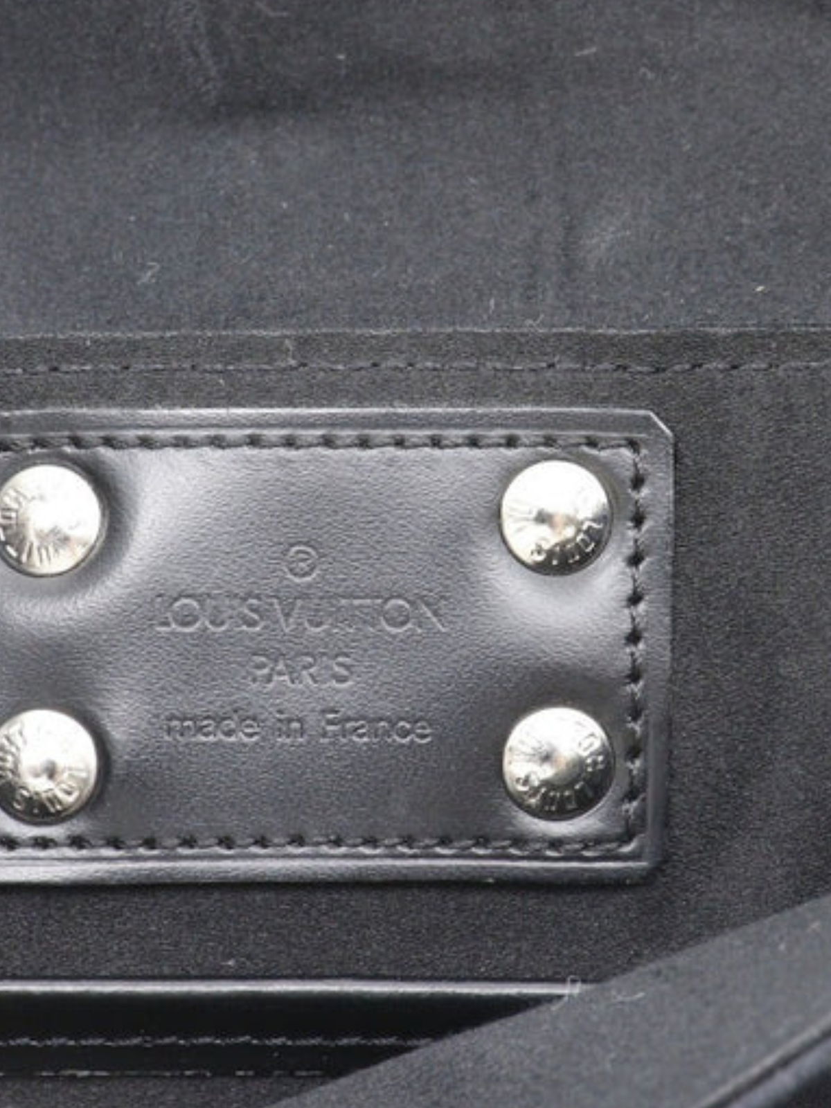Louis Vuitton 2002 Black Monogram Satin Vernis Musette Shoulder Bag