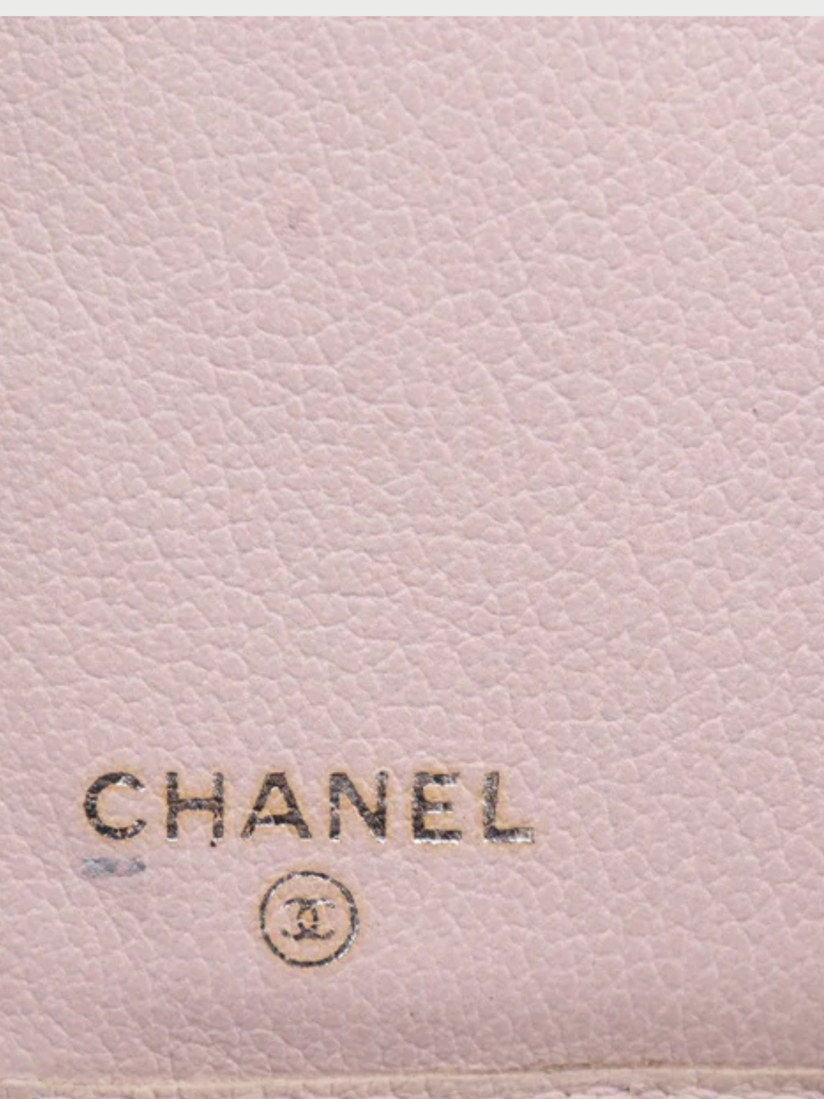 Chanel 2000s Pink Leather Camellia Bi-Fold Wallet