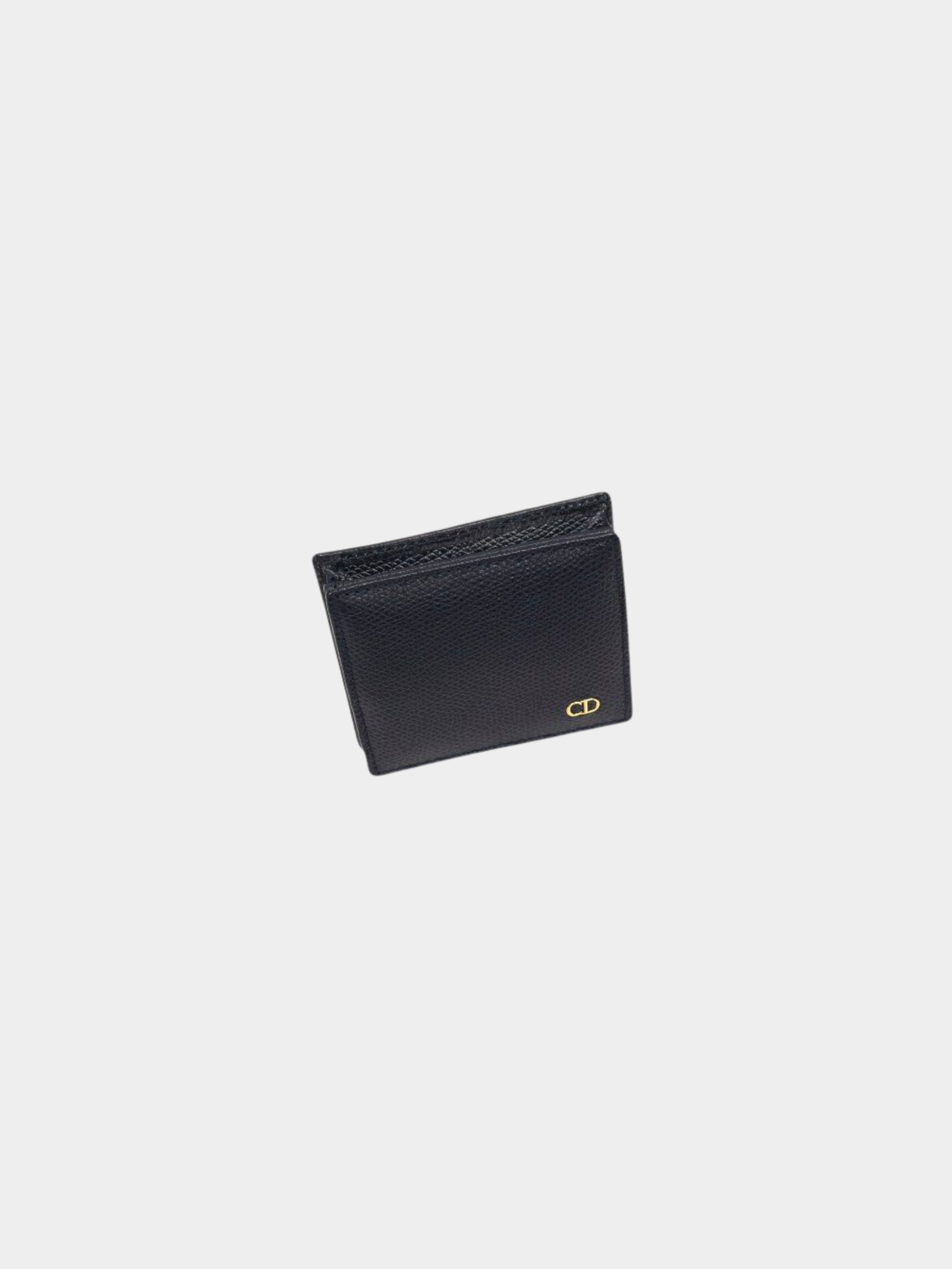 Christian Dior 2000s Navy CD Leather Coin Case