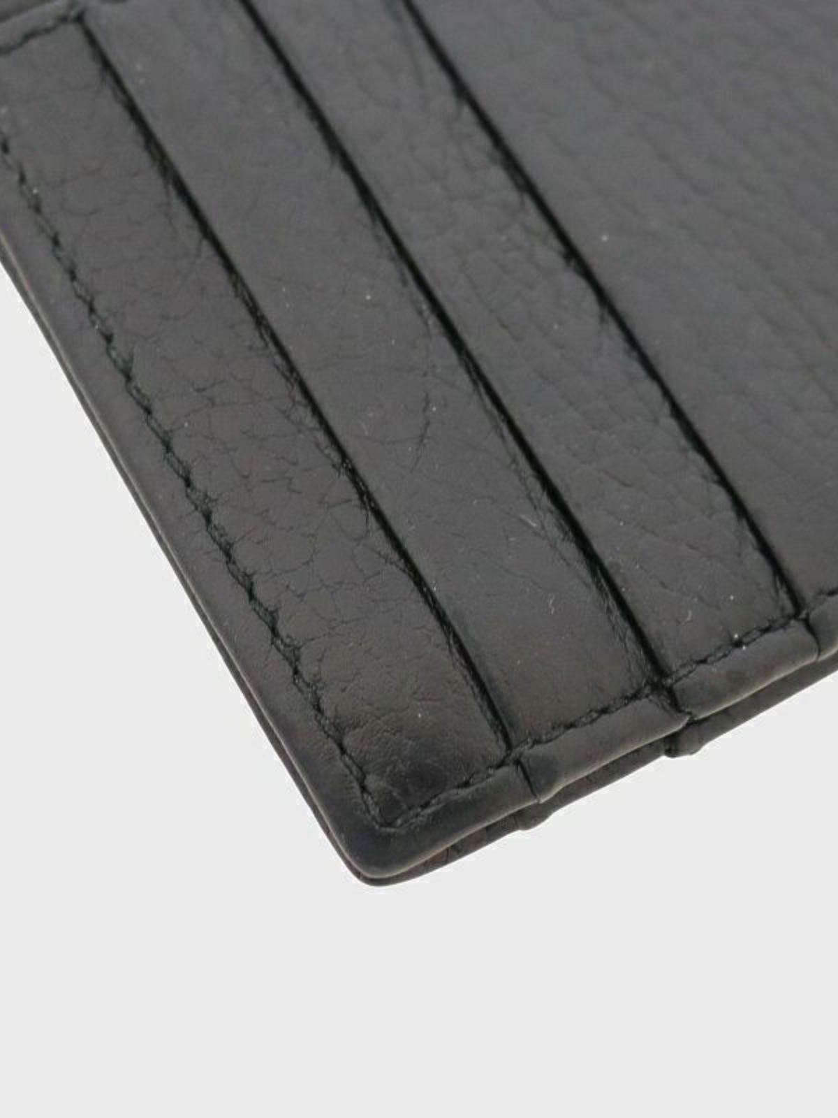Gucci 2010s Black Leather Marmont Card Case