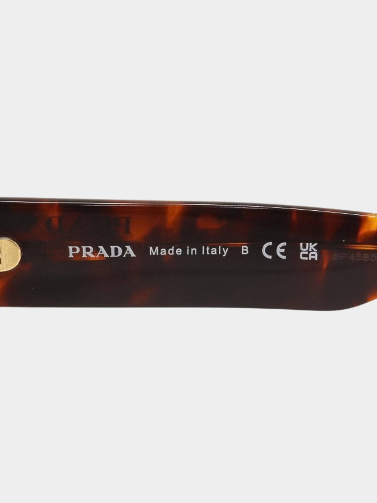 Prada 2010s Tortoiseshell Plastic Sunglasses
