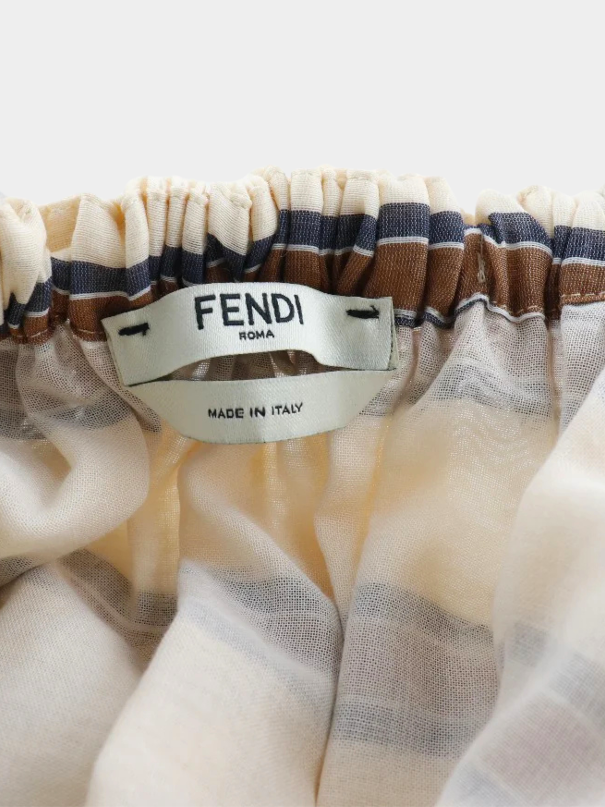 Fendi 2000s Beige Cocktail Dress