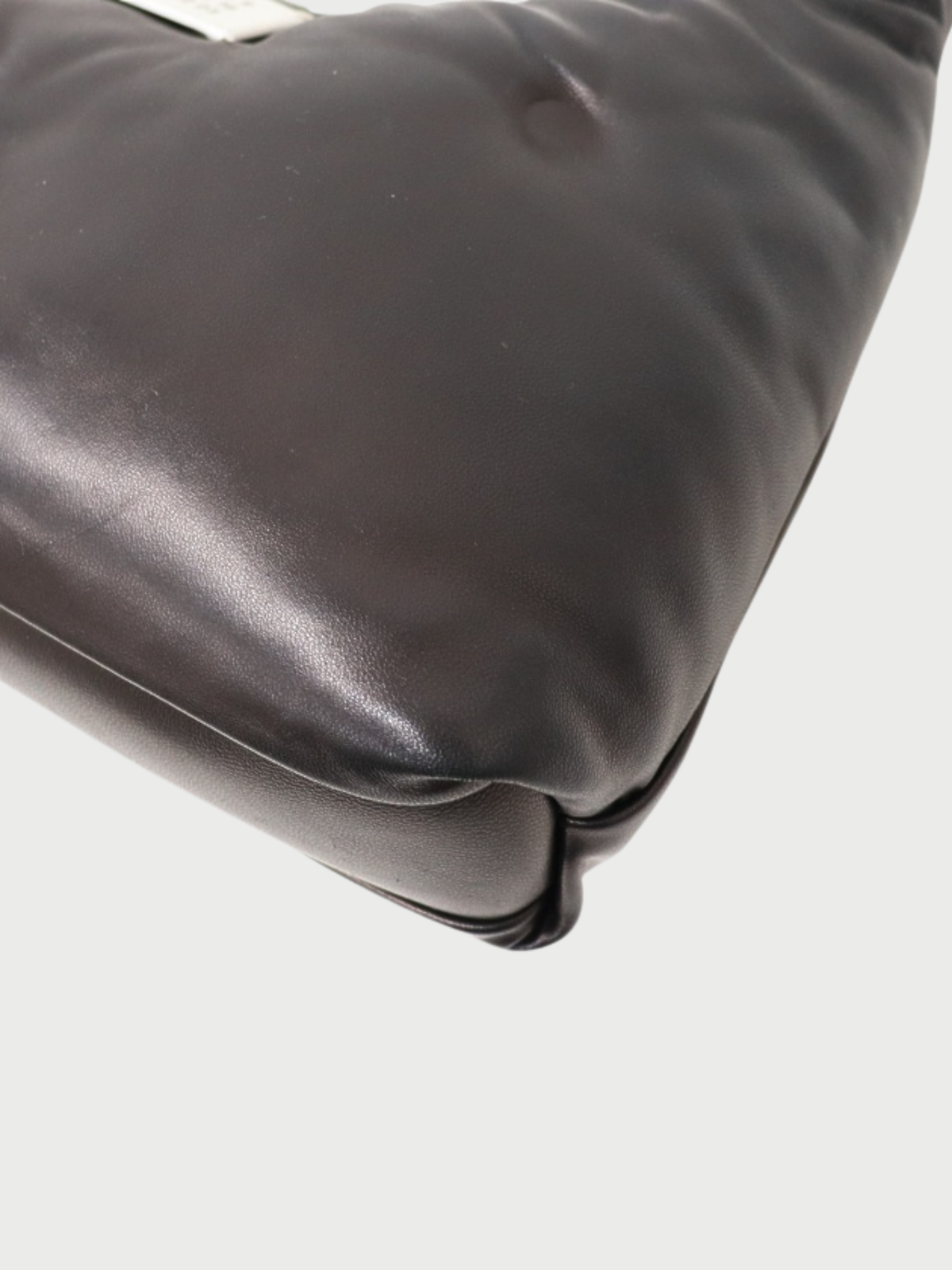 Maison Margiela SS 2018 Black Leather Glam Slam Shoulder Bag