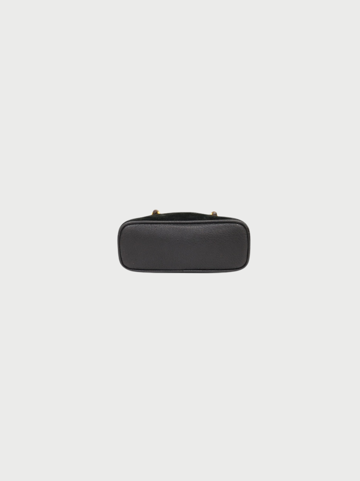 Gucci 2000s Black Suede Bamboo 2-Way Bag