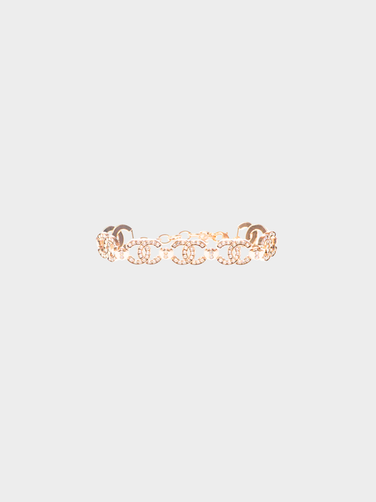 Chanel Cruise 2021 Gold CC Metal Bracelet