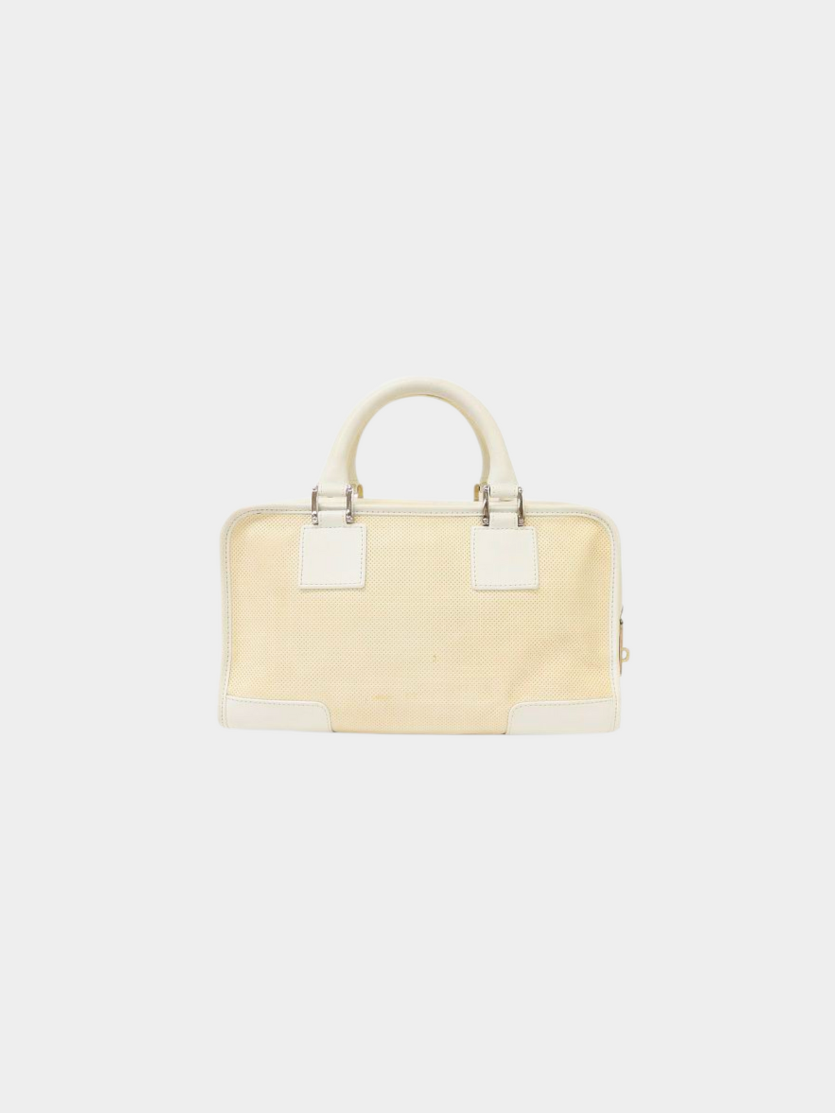 Loewe 2010s White Amazona 28 Bag