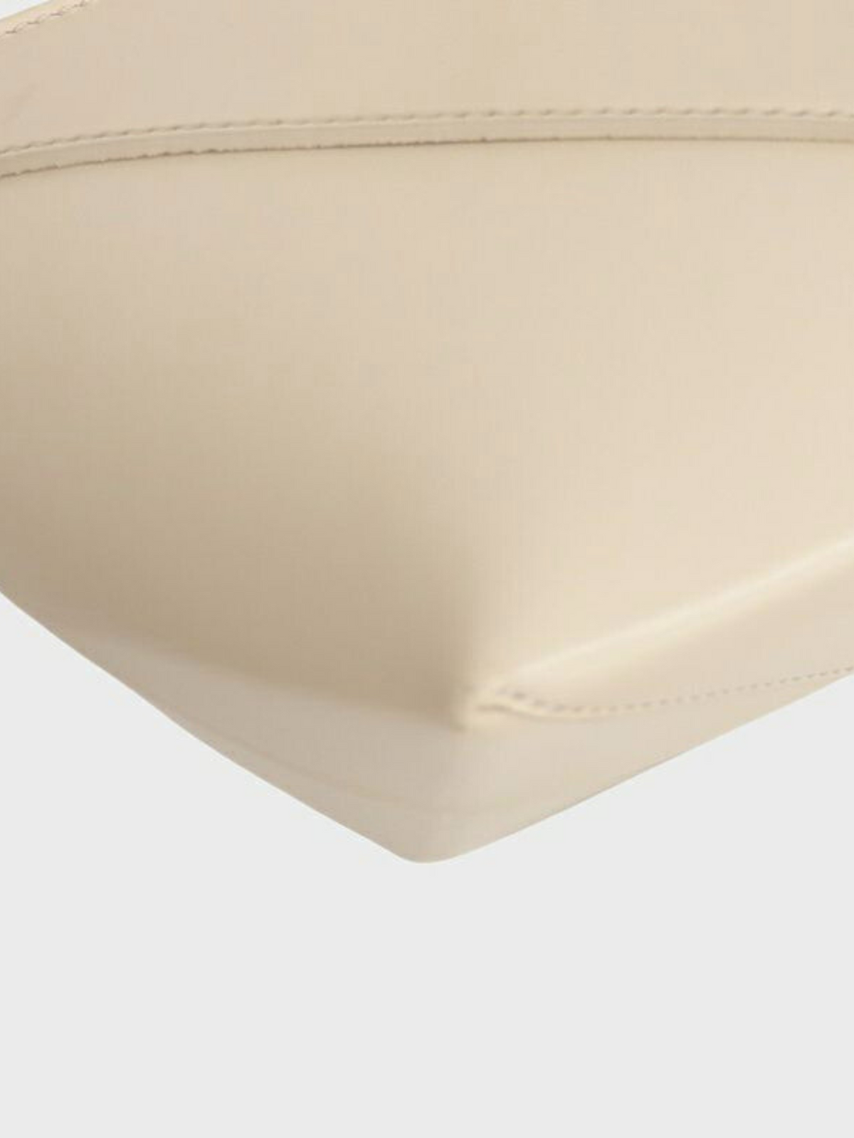 Loewe 2010s Ivory Leather Puzzle Fold Cropped Bag