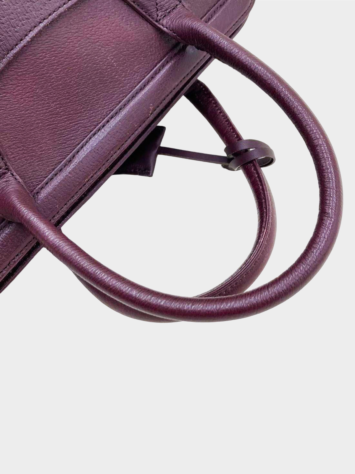 Vivienne Westwood 2010s Wine Red Leather Bag Handbag