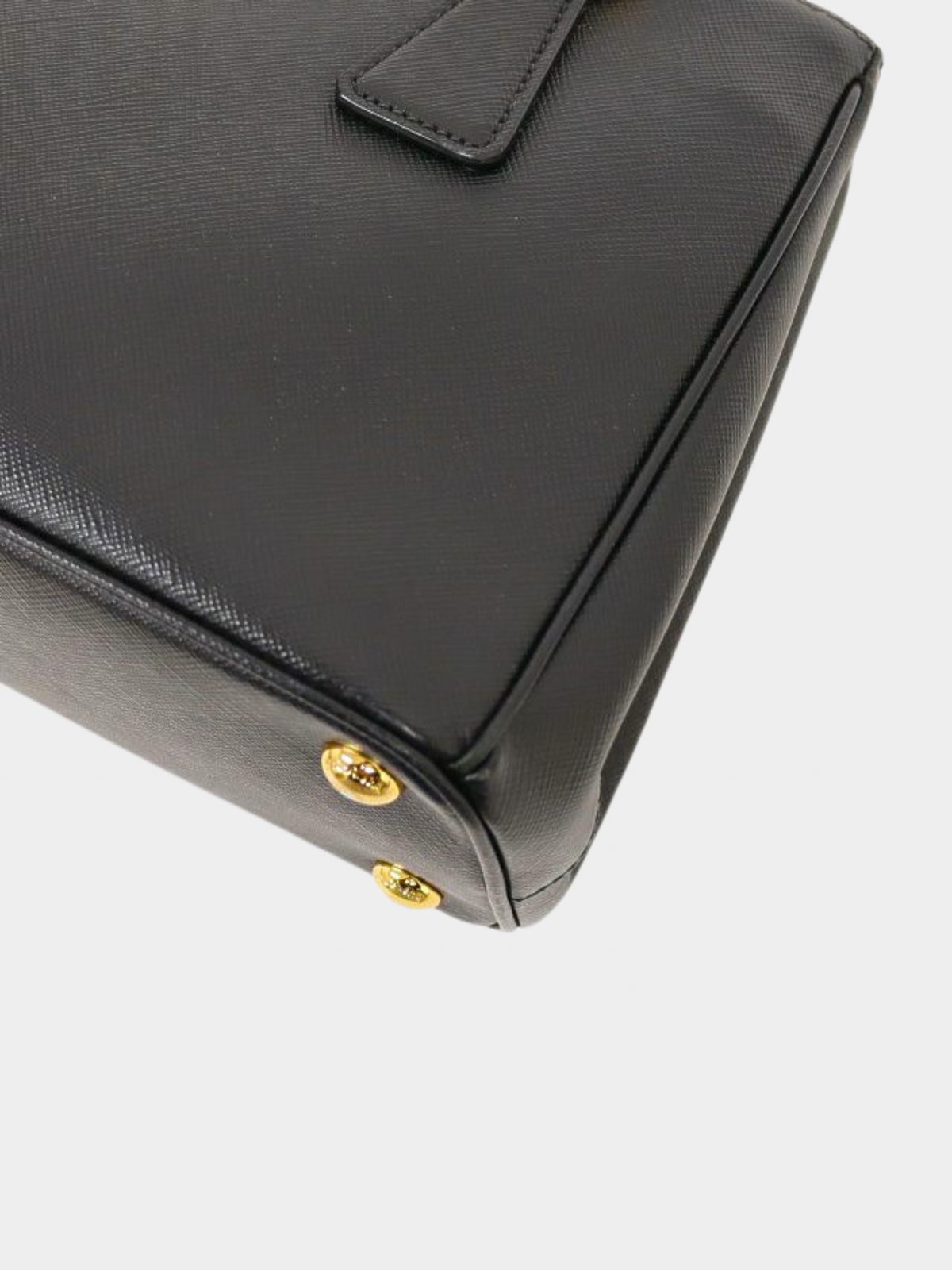 Prada 2010s Black Saffiano Galleria 2-Way Bag