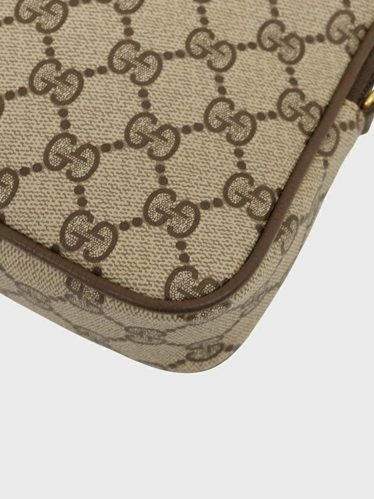 Gucci 2010s Beige GG Supreme Shoulder Bag
