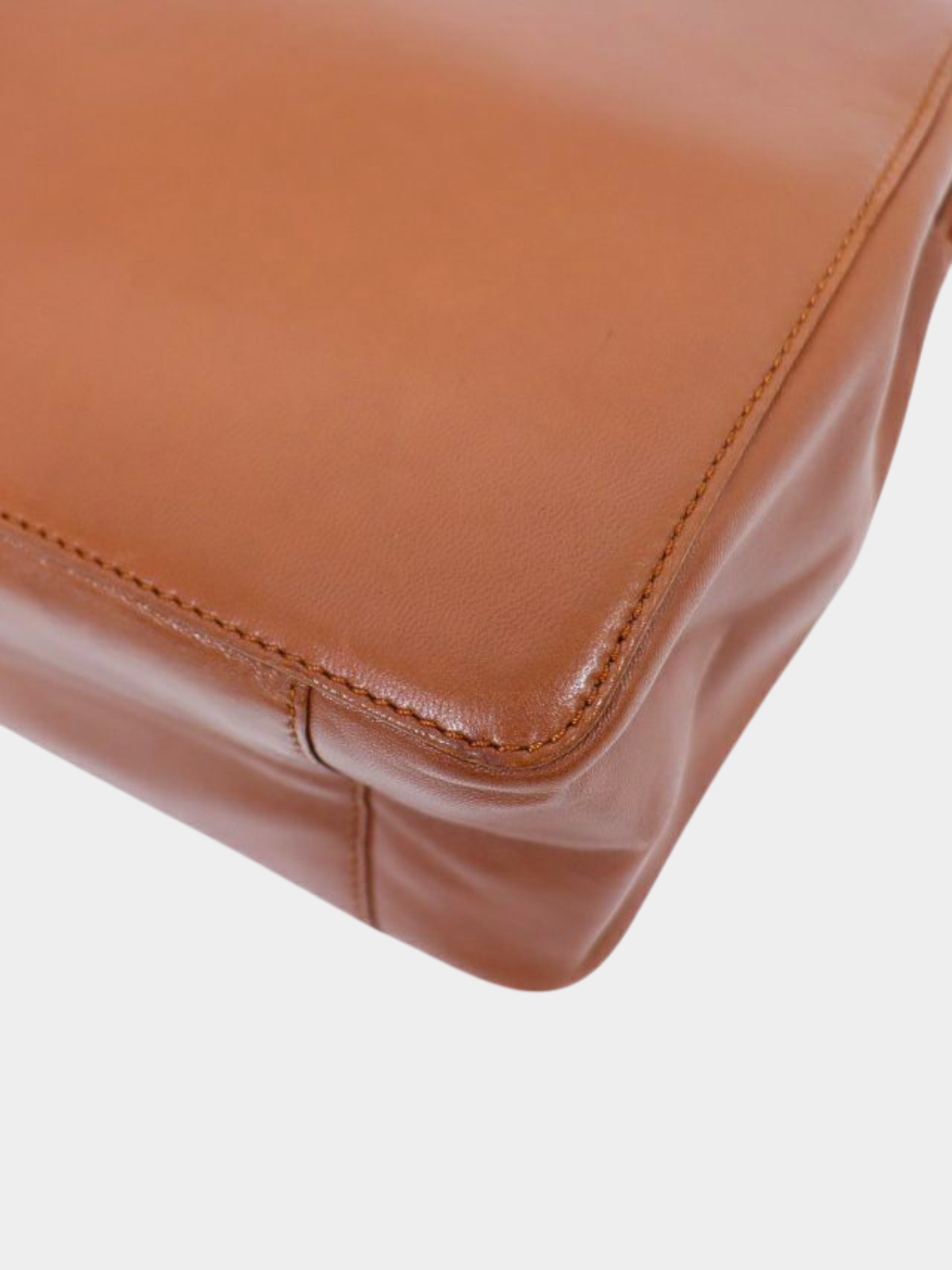 Loewe 2000s Brown Leather Anagram Handbag