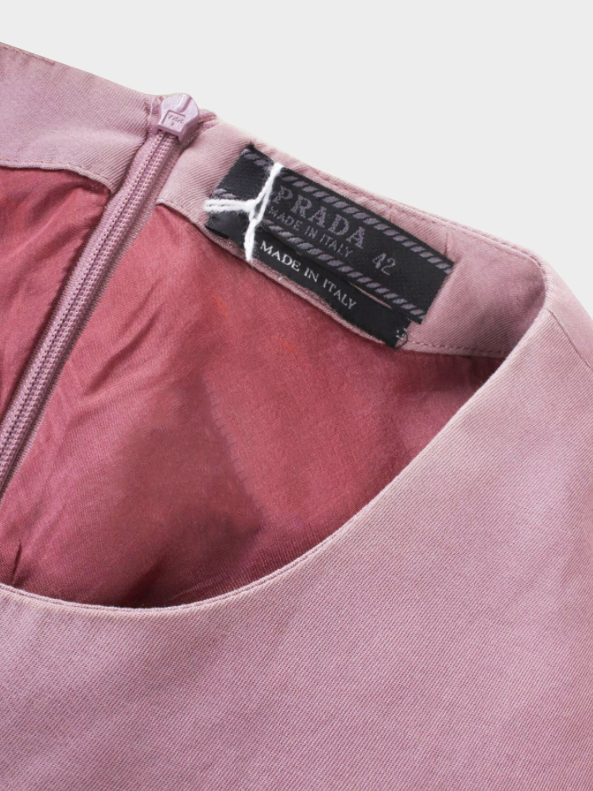 Prada 2000s Rare Pink Nylon Tank Top and Skirt Set