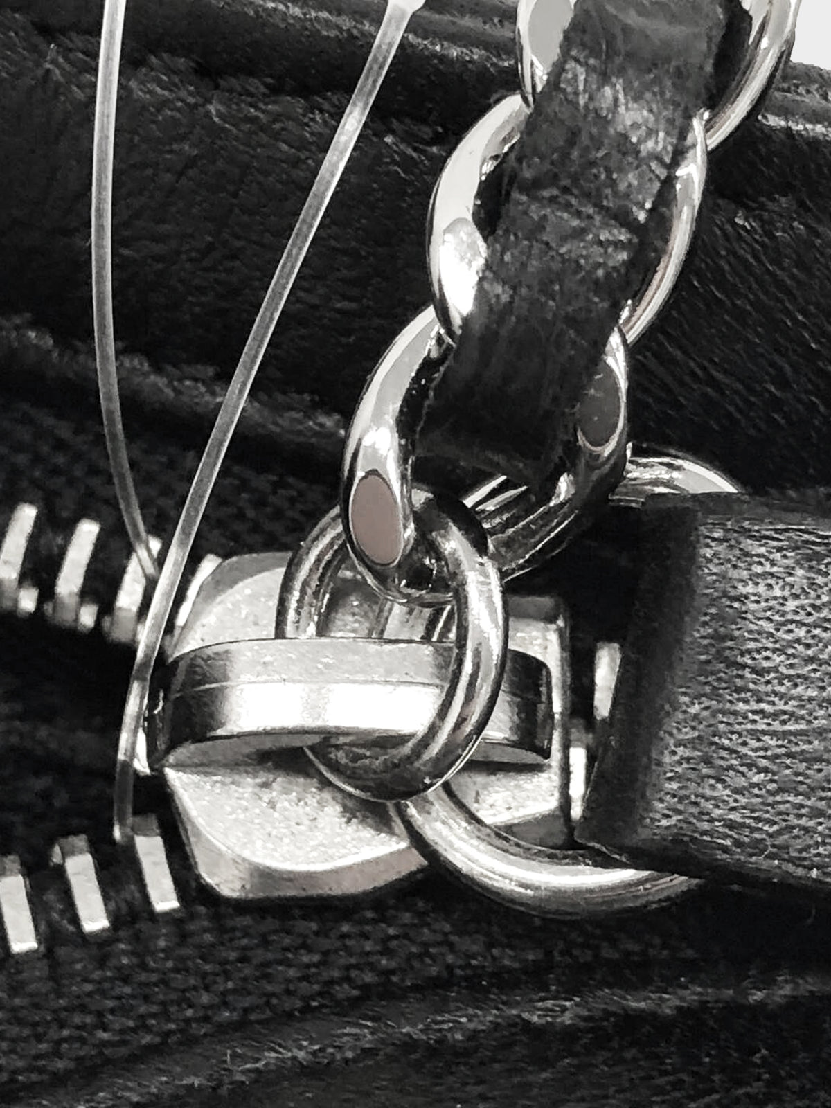 Chanel 2005-2006 Black Leather Chocolate Bar Quilted Camellia Icon Chain Shoulder Bag