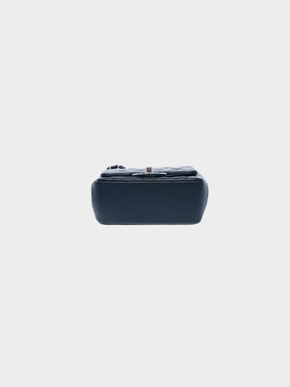 Chanel 2019 Navy Blue Leather Classic Bag