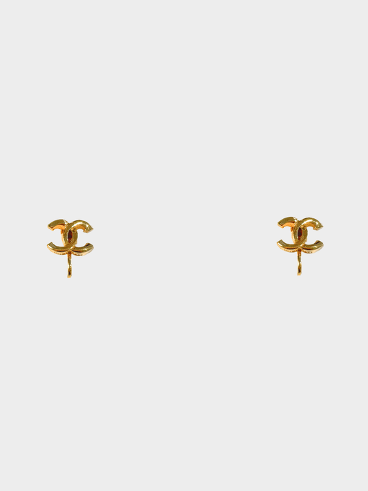 Chanel 2000s Gold CC Earrings