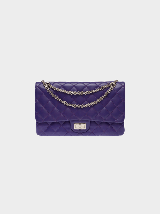 Chanel 2011 Purple Lambskin Quilted 2.55 Flap