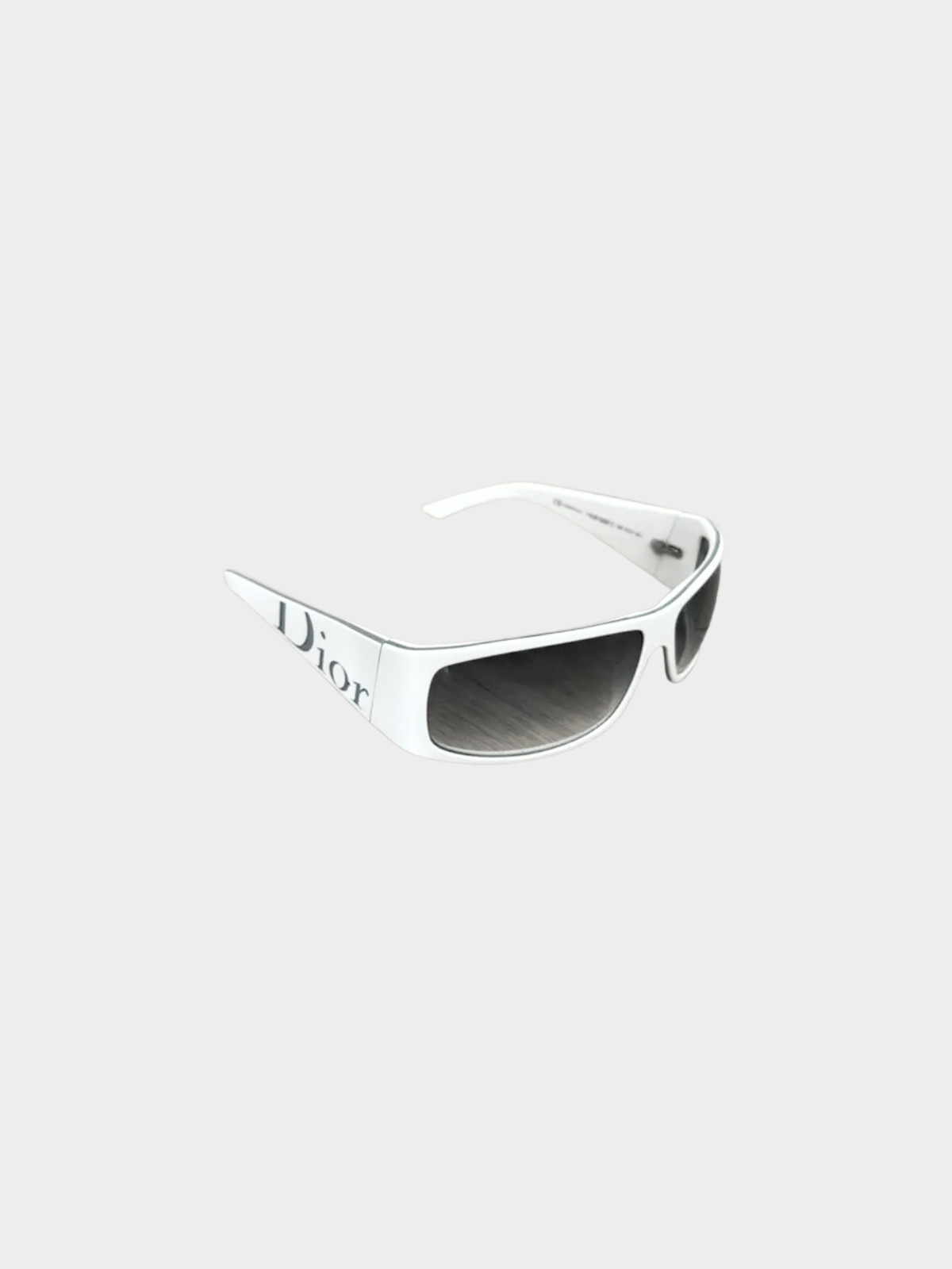 Christian Dior 2000s White Logo Sunglasses