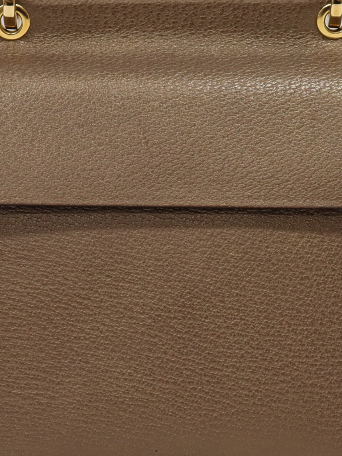 Gucci 1990s Brown Leather Bamboo Handbag
