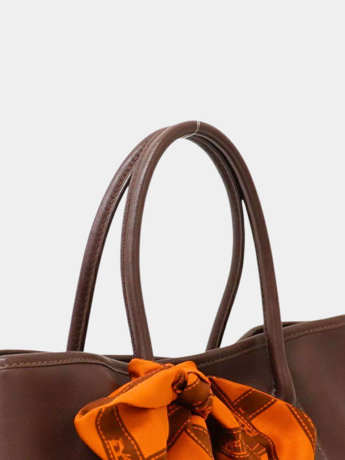 Hermès 2000s Havana Swift Leather Garden Party TPM