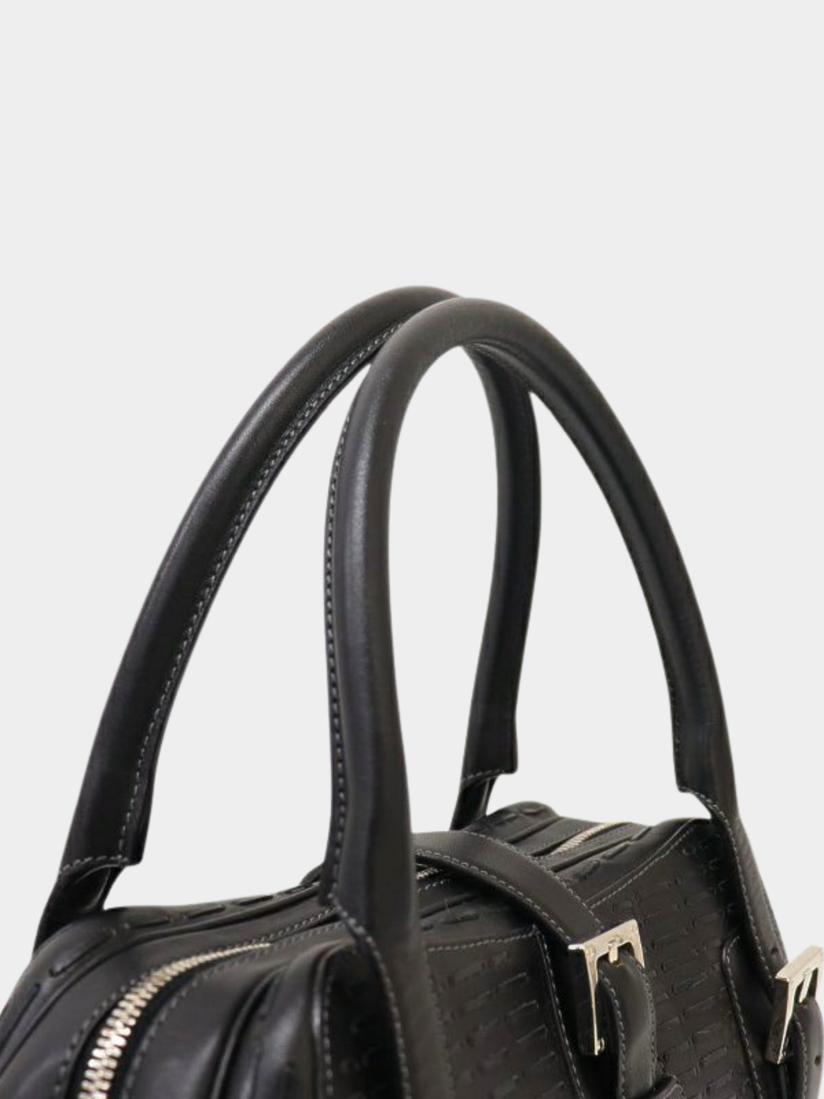 Loewe 2000s Black Leather Senda Bag