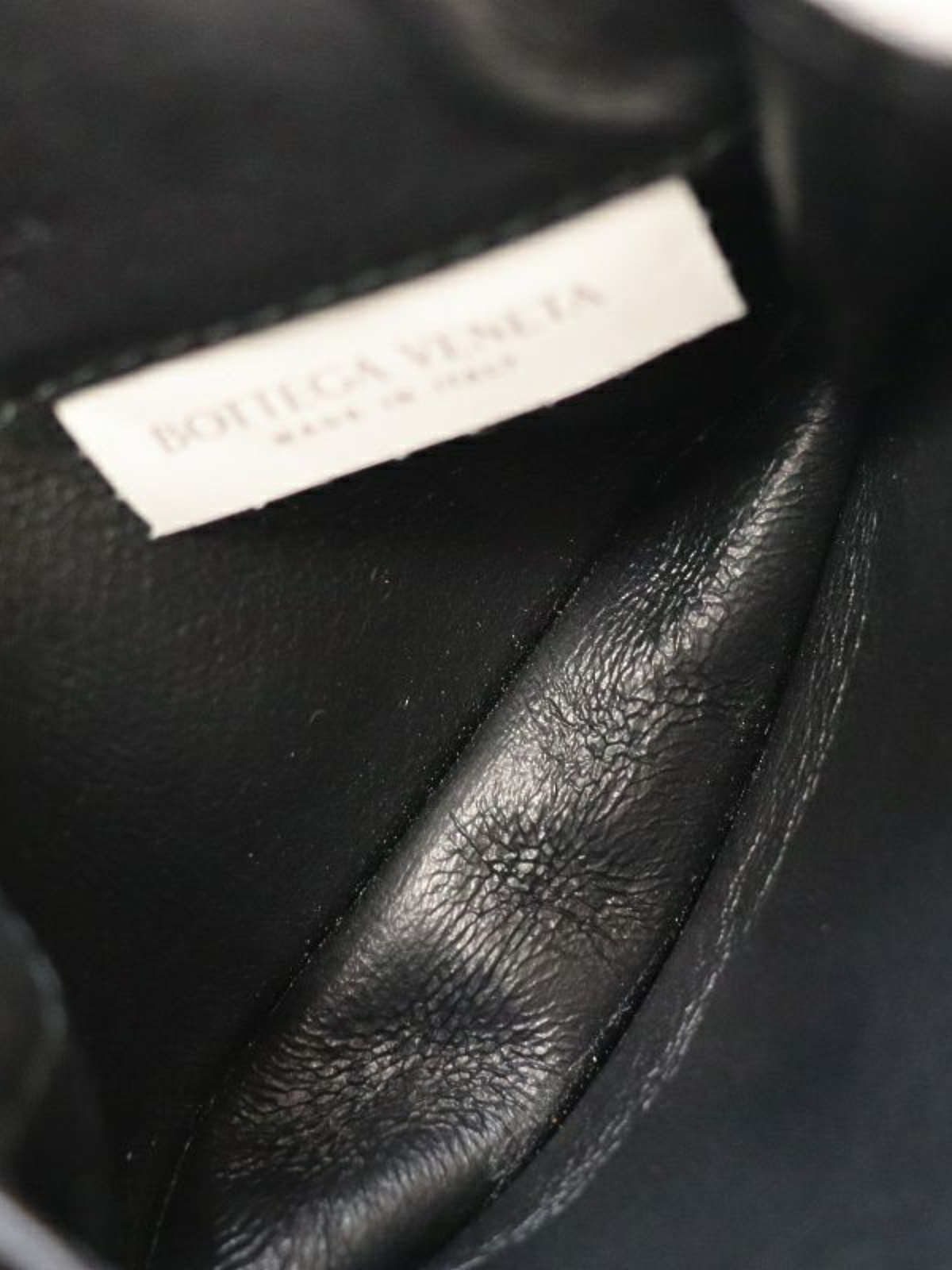 Bottega Veneta 2000s Black Intrecciato Leather Card Case