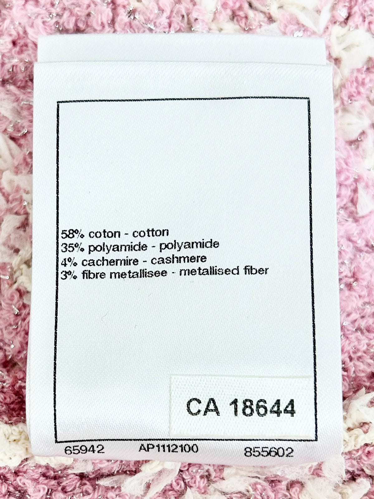 Chanel SS 2023 Pink and White Striped Mini Dress