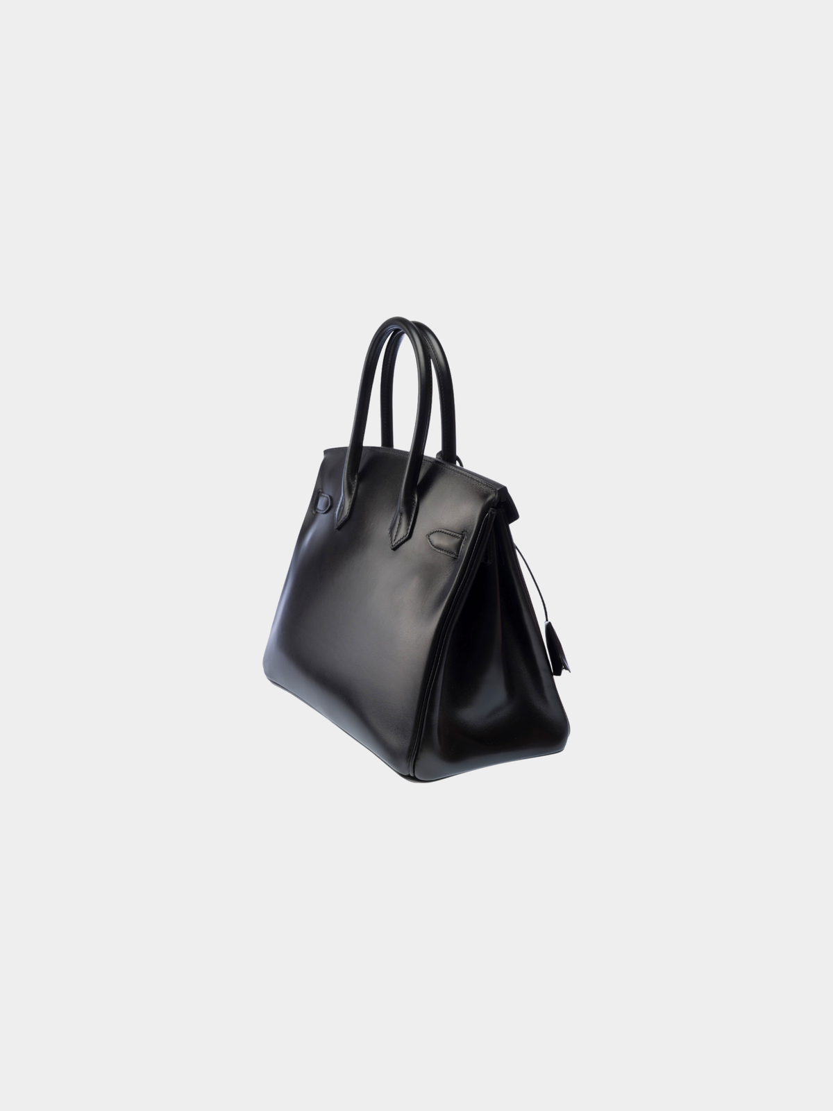 Hermès 2020s Black Box Leather Birkin 30 Bag