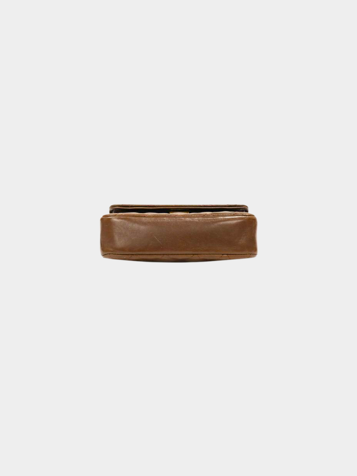 Chanel 2010s Brown Quilted Mini Chain Shoulder Bag