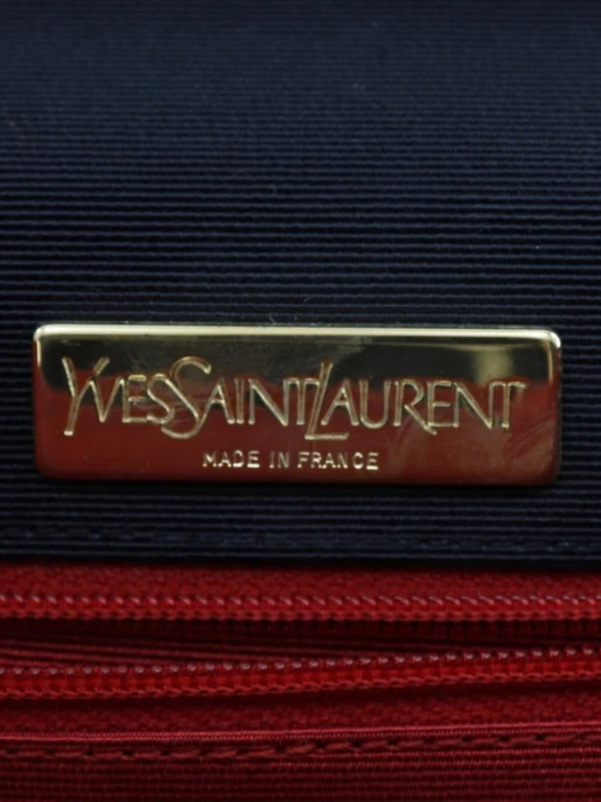 Yves Saint Laurent 2000s Black Cotton 2Way Party Shoulder Bag