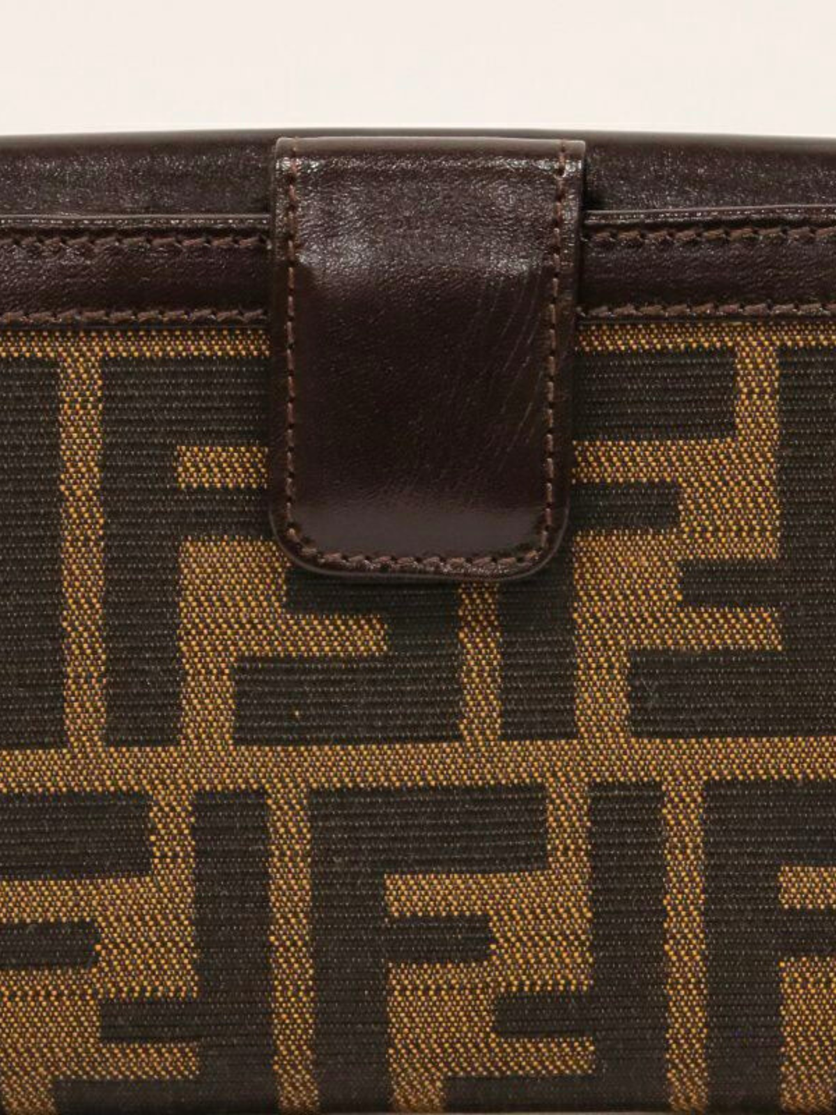Fendi 2000s Brown Zucca Canvas Wallet