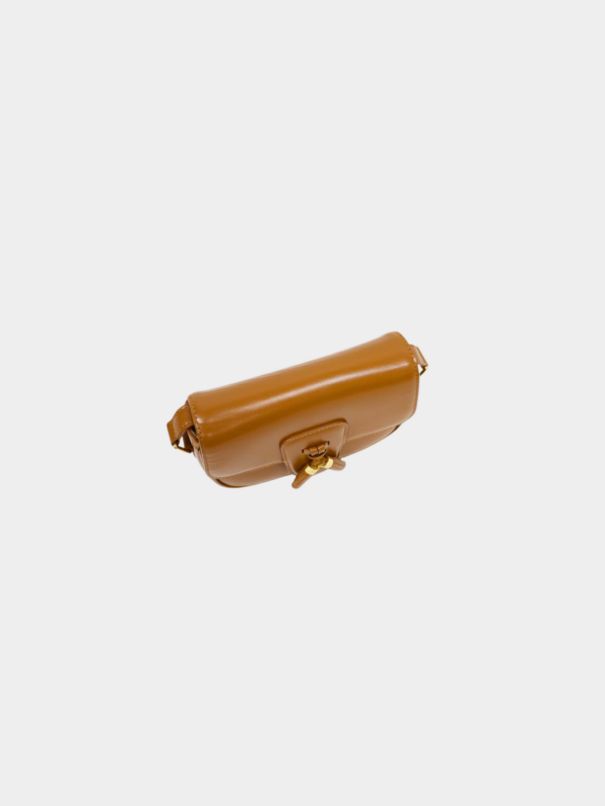 Celine 2010s Brown Leather Tassels Shoulder Bag