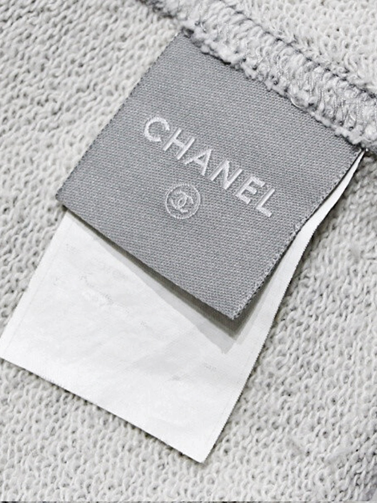 Chanel Sports Spring 2005 Grey CC Mini Sweat Skirt