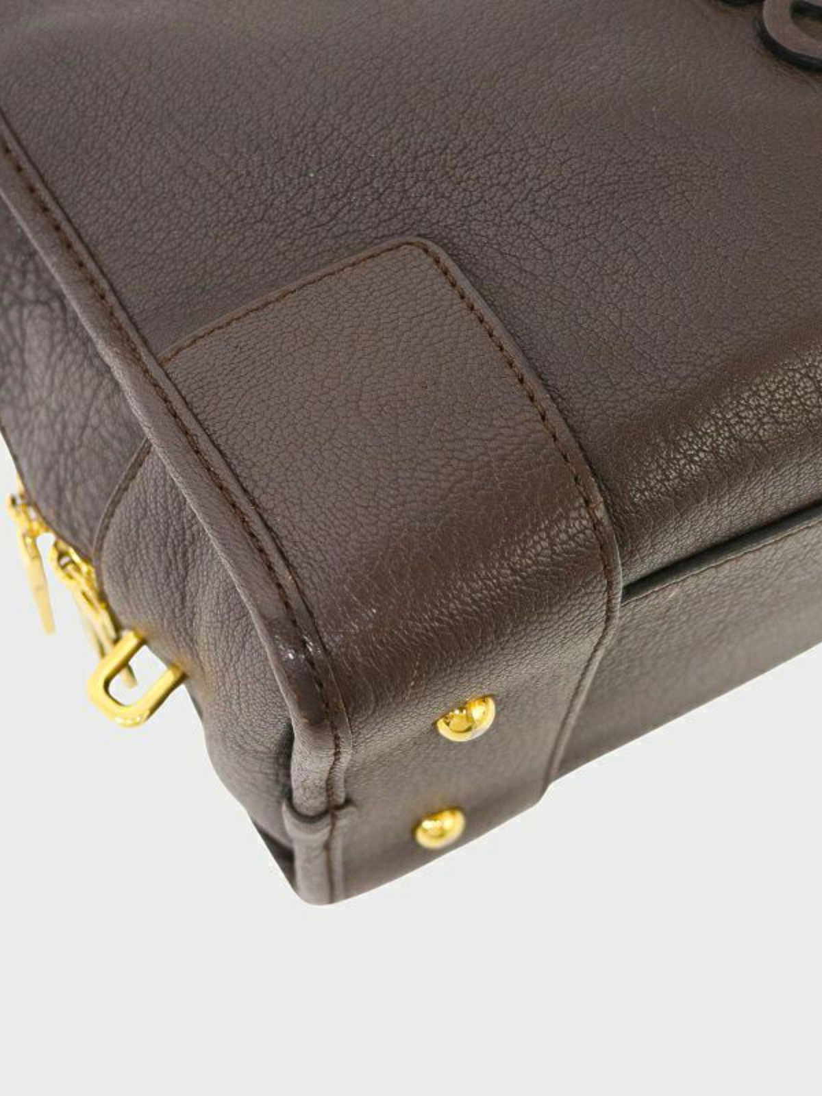 Loewe 2000s Brown Leather Amazona 28 Bag