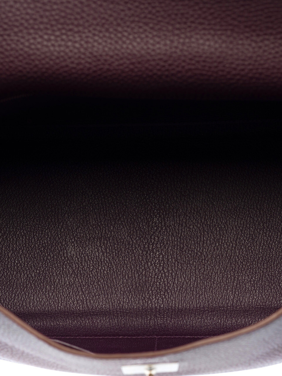 Hermes 2010s Violet Leather Kelly 35 Bag