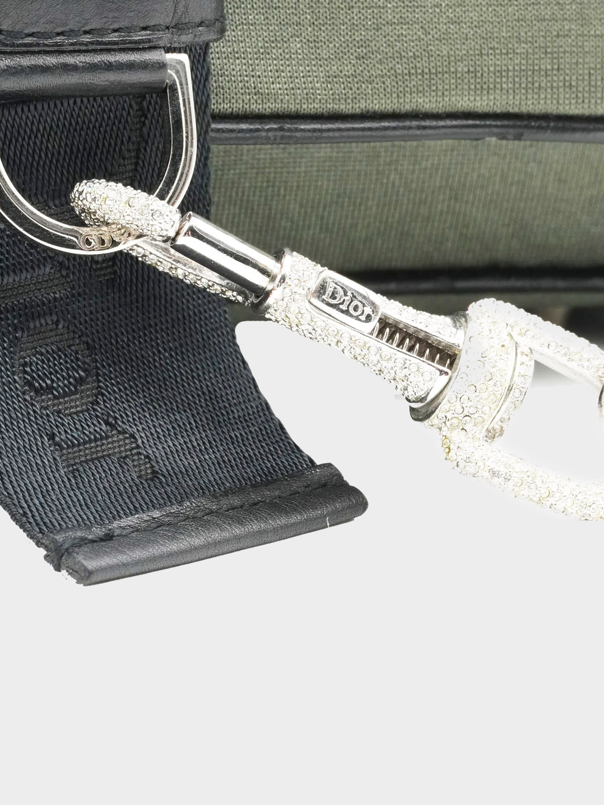Christian Dior by John Galliano SS 2003 Olive Jersey Hardcore Bag