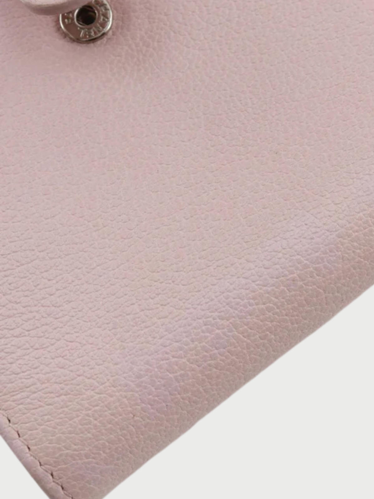 Chanel 2000s Pink Leather Camellia Bi-Fold Wallet