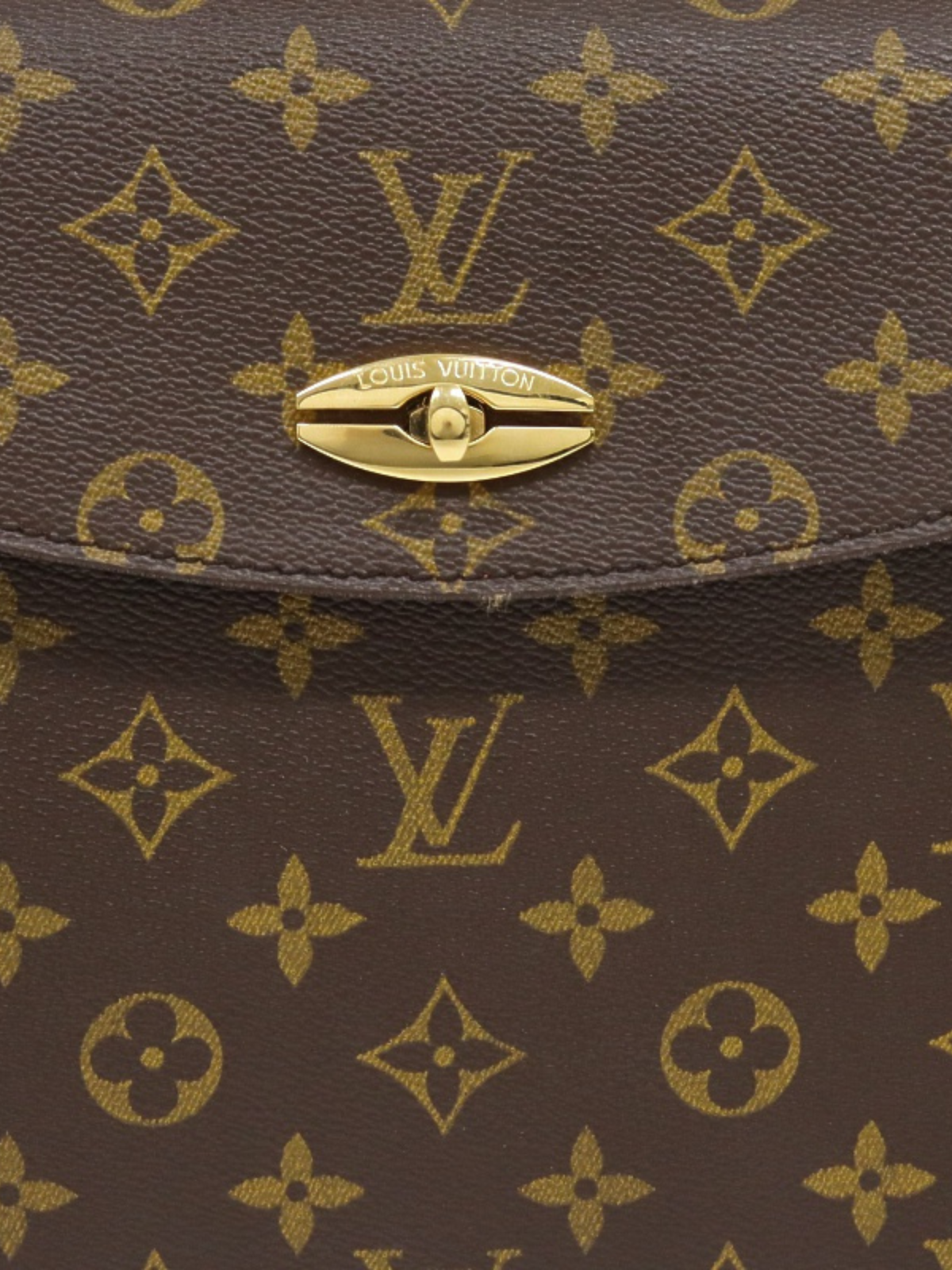 Louis Vuitton 1994 Monogram Marzelb Leather PVC Handbag