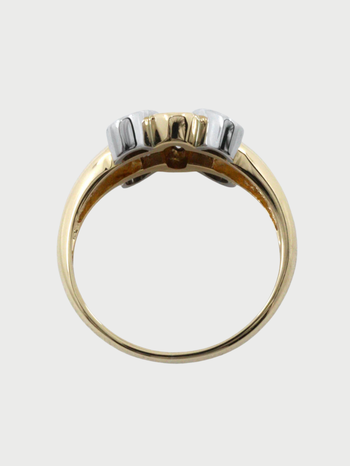Celine 1990s Gold Plated Metal Triomphe Circle Logo Chain Belt