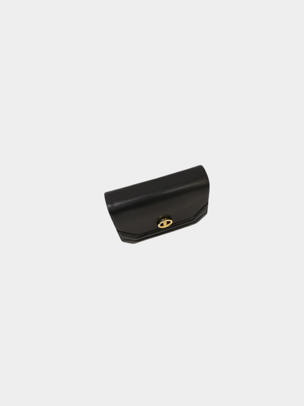 Christian Dior 2000s Black Push-Lock Leather Shoulder Bag