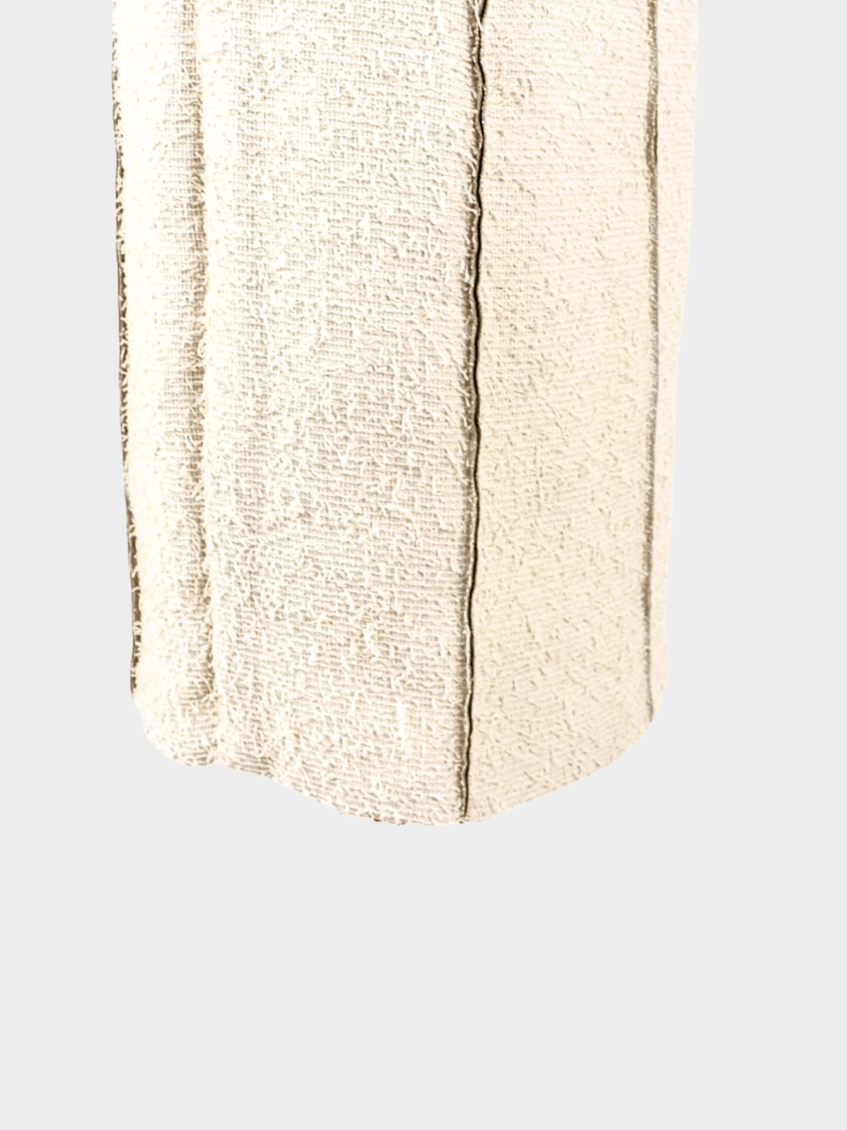 Chanel 1999 Beige Fringed Blazer and Skirt Set