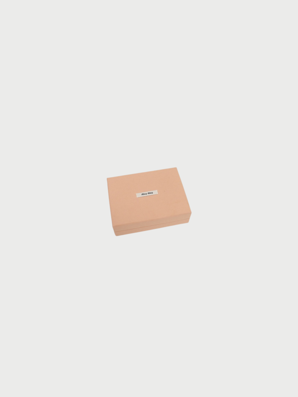 Miu Miu 2010s Pink Leather Logo Hardware Card Case