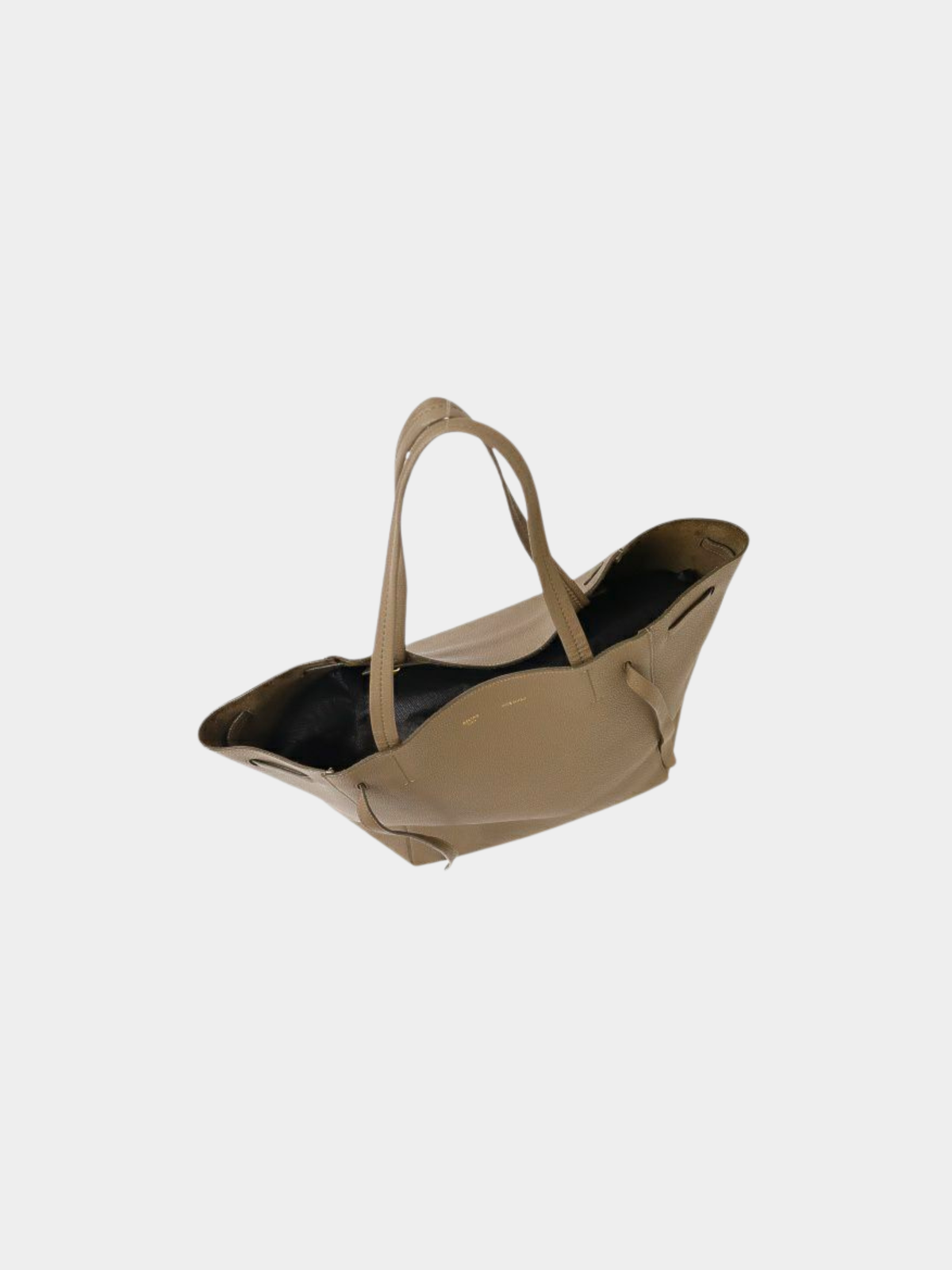 Celine 2010s Graige Leather Cabas Phantom Tote Bag