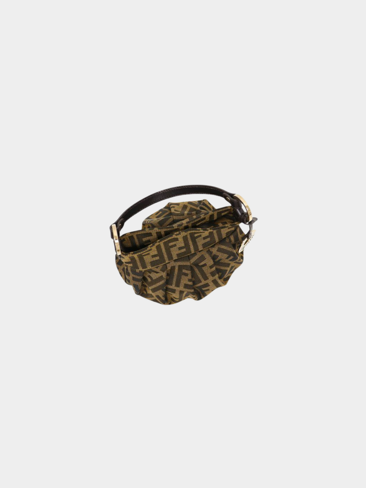 Fendi 2000s Brown Zucca Mini Handbag