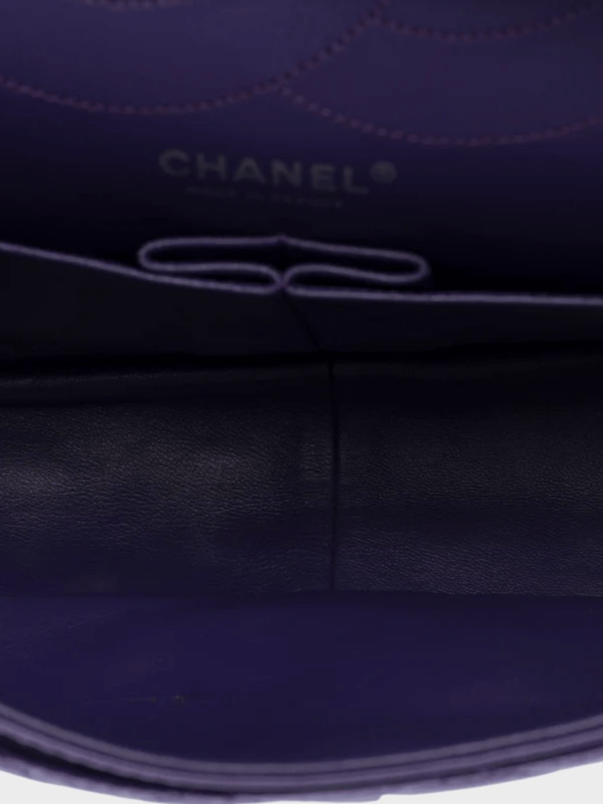 Chanel 2011 Purple Lambskin Quilted 2.55 Flap