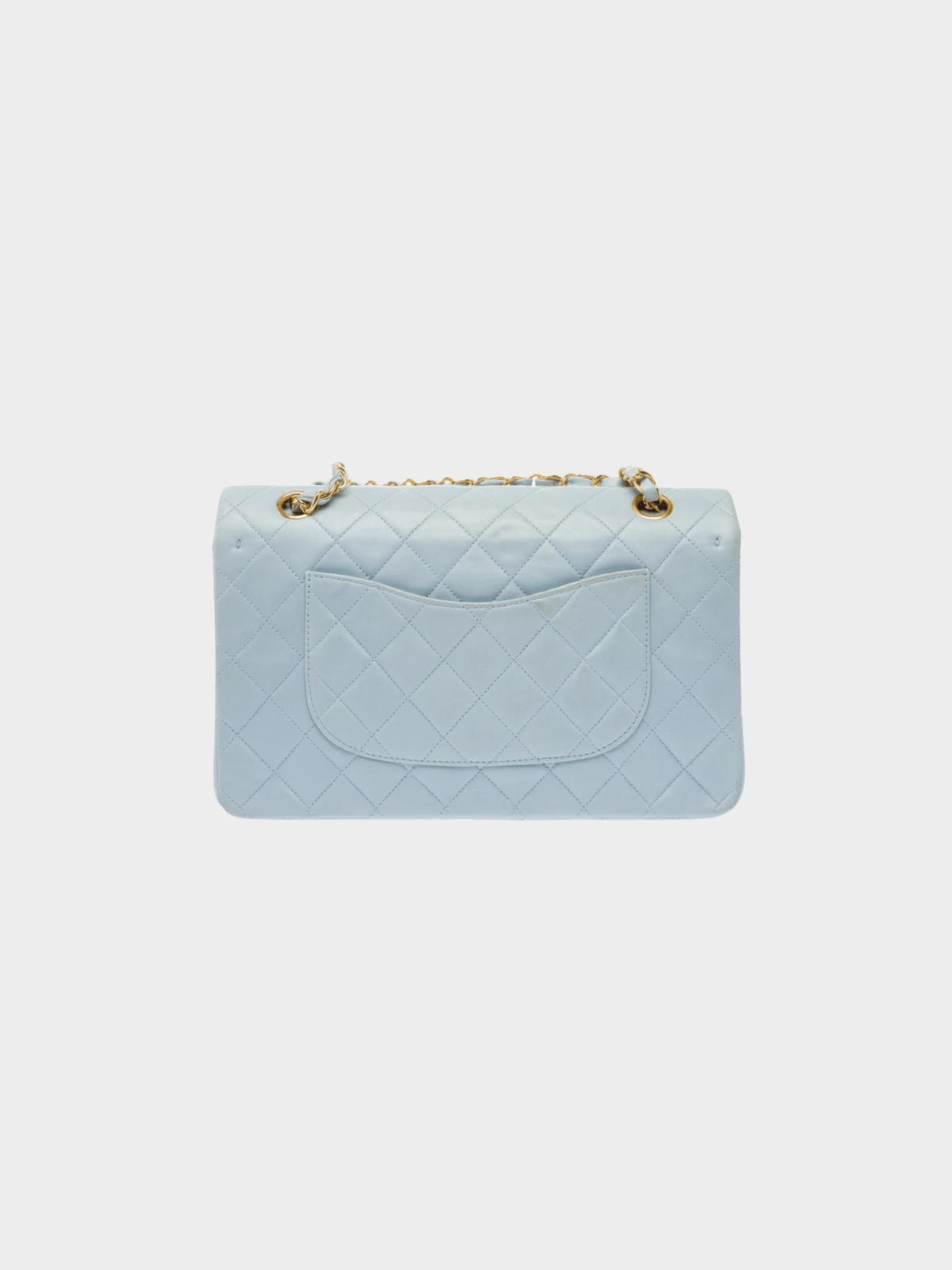 Chanel 1997 Timeless Medium Baby Blue Flap Bag